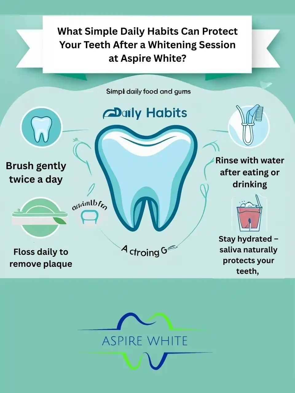 What Simple Daily Habits Can Protect Your Teeth After a Whitening Session at Aspire White Archway