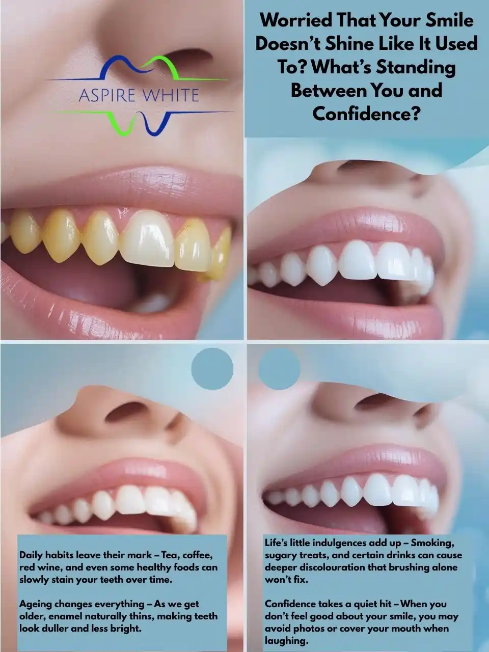 Worried That Your Smile Doesn’t Shine Like It Used To What’s Standing Between You and Confidence Archway